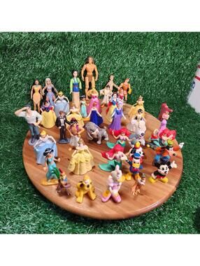 Disney princess Dolls Figures Lot Of 51 Pvc Plastic Cake Topper Dolls Fugurines